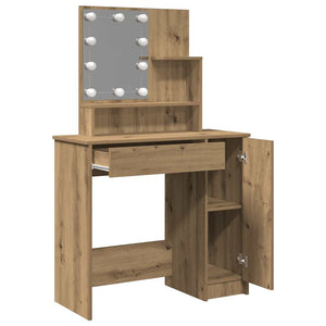 Schminktisch mit LED Artisan Eiche 86,5 cm