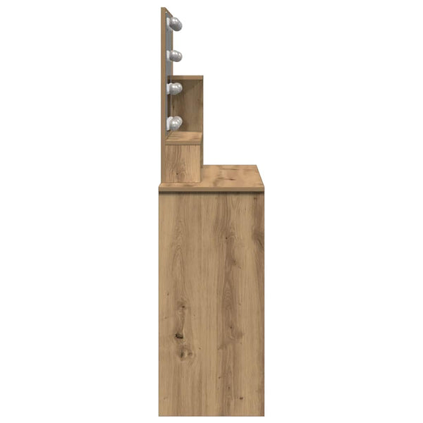 Schminktisch mit LED Artisan Eiche 86,5 cm