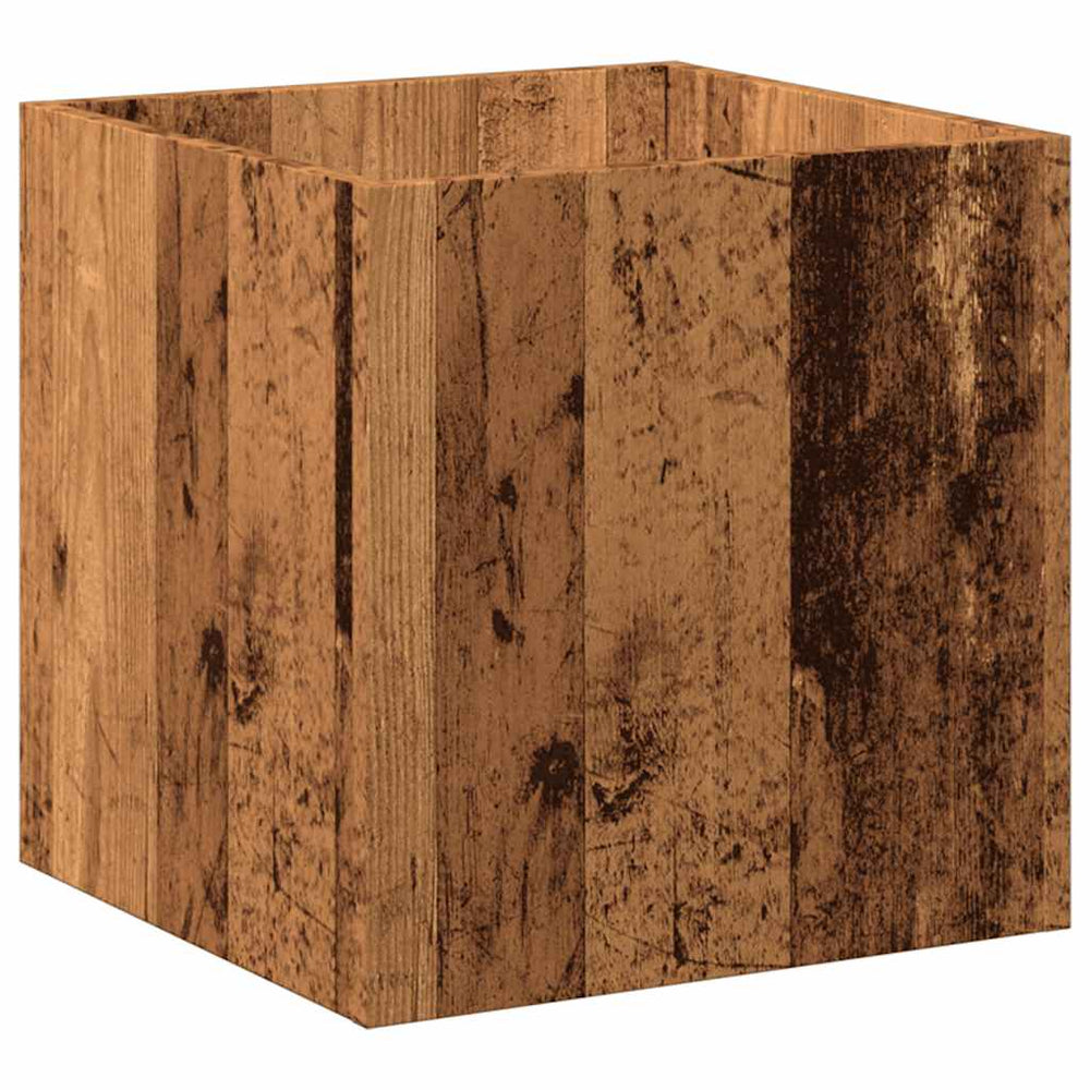 Pflanzgefäß Altholz-Optik 40x40x40 cm