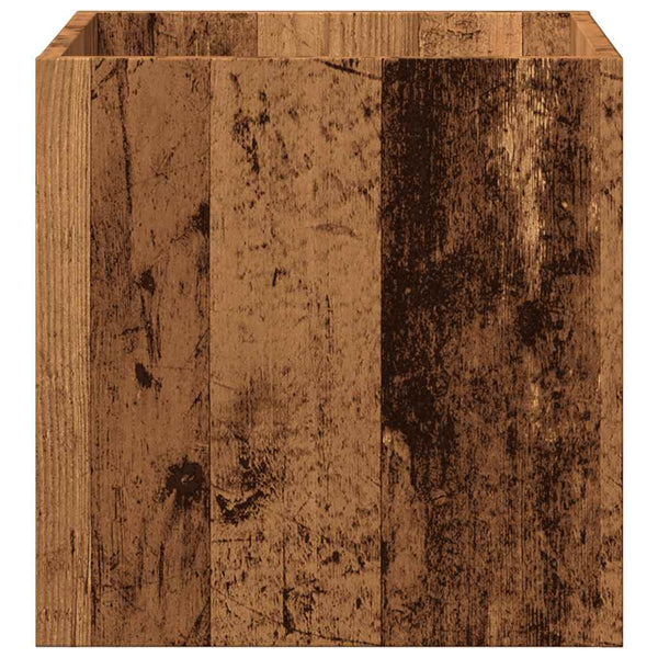 Pflanzgefäß Altholz-Optik 40x40x40 cm