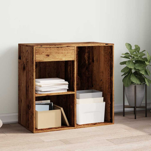 Kosmetikschrank Altholz-Optik 80x75 cm