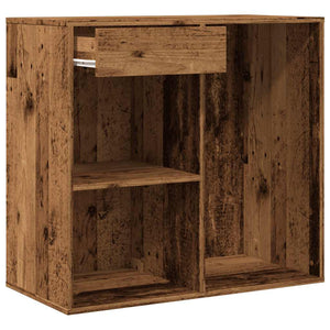 Kosmetikschrank Altholz-Optik 80x75 cm