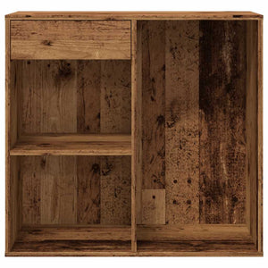 Kosmetikschrank Altholz-Optik 80x75 cm