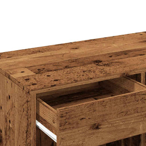 Kosmetikschrank Altholz-Optik 80x75 cm