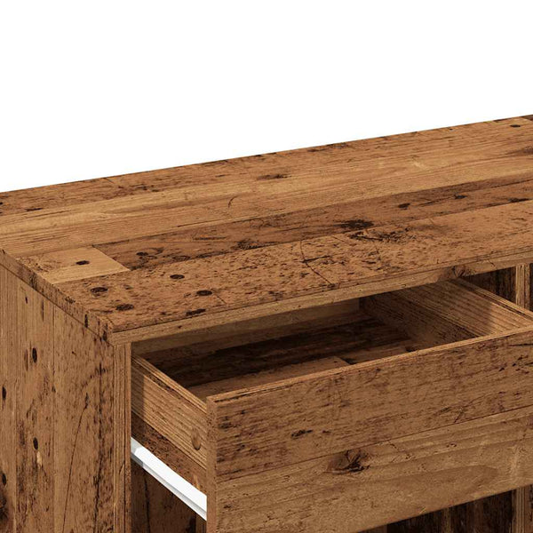 Kosmetikschrank Altholz-Optik 80x75 cm