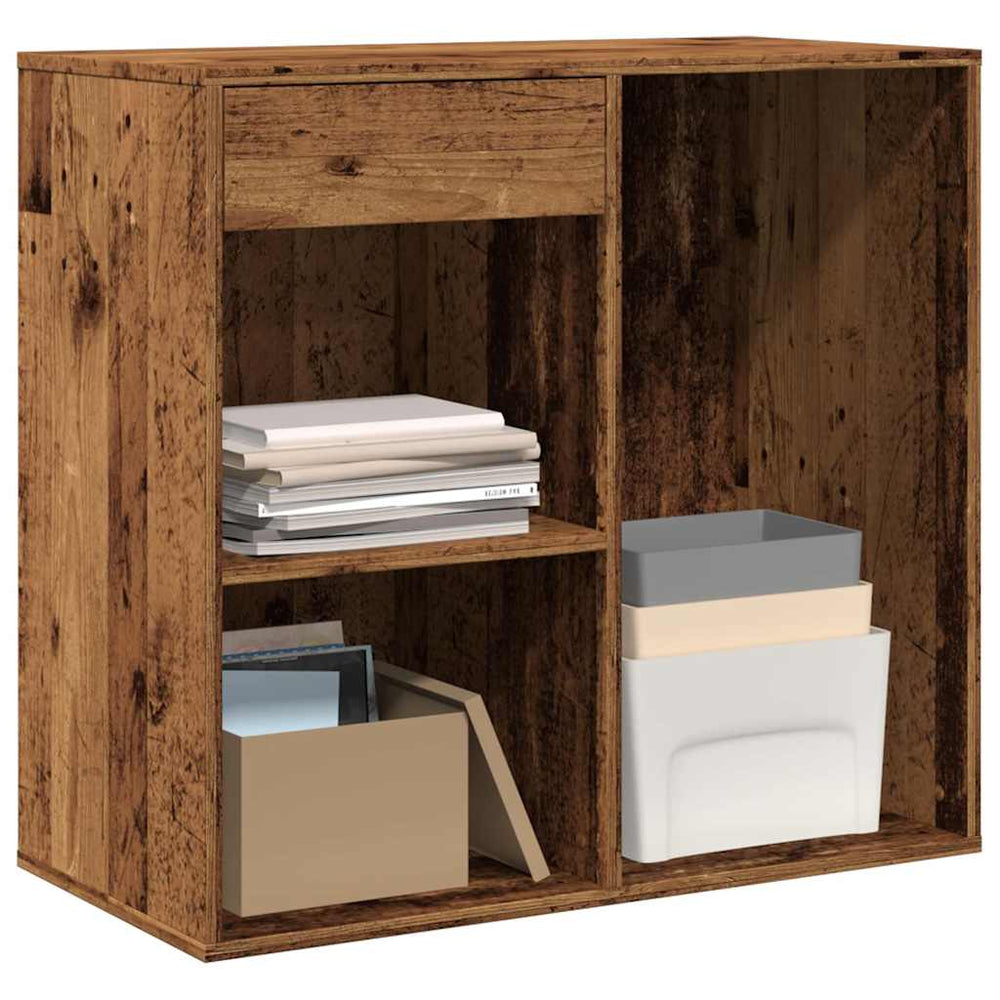 Kosmetikschrank Altholz-Optik 80x75 cm