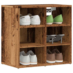 Schuhschrank Altholz-Optik, 52 cm