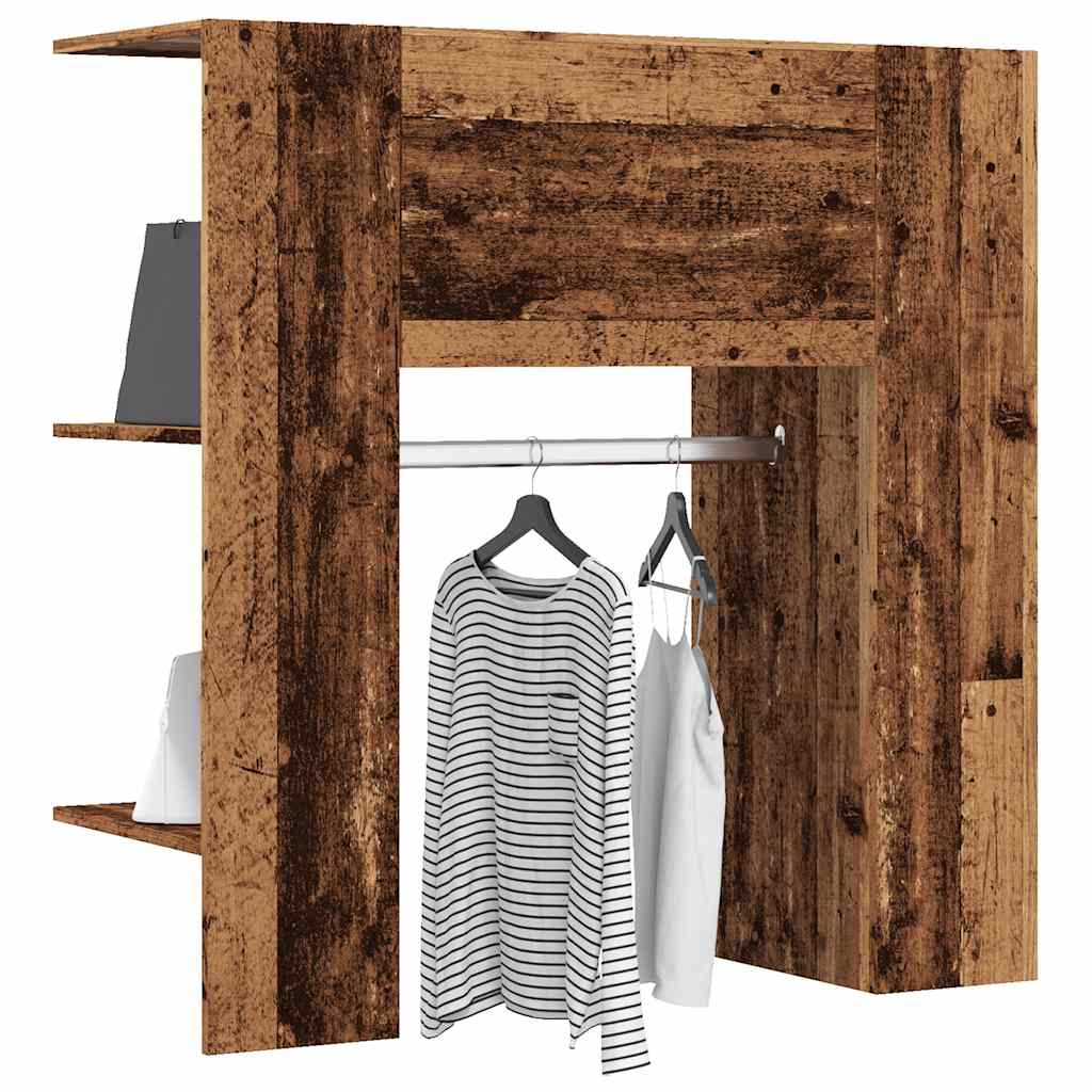 Flurschrank Altholz-Optik, 97,5 cm