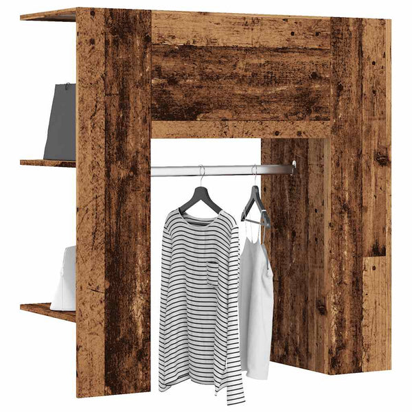 Flurschrank Altholz-Optik, 97,5 cm