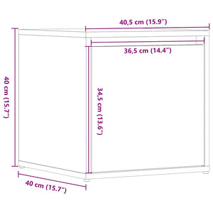 Schubladenbox Altholz 40,5 cm