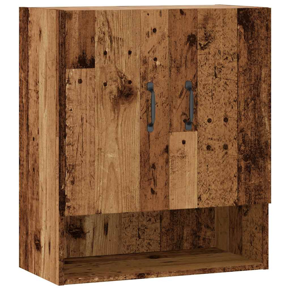 Wandschrank in Altholz-Optik, 60 cm