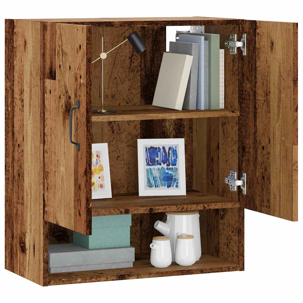 Wandschrank in Altholz-Optik, 60 cm