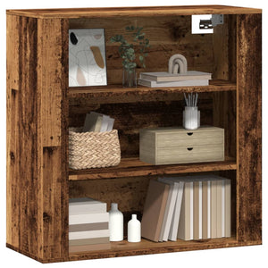 Wandschrank Altholz-Optik 80x80 cm