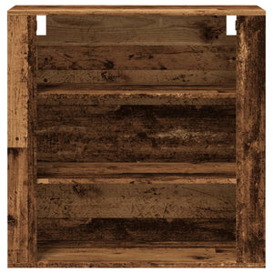 Wandschrank Altholz-Optik 80x80 cm