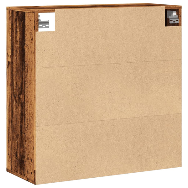 Wandschrank Altholz-Optik 80x80 cm