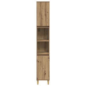 Badschrank Artisan-Eiche 30x30x190 cm