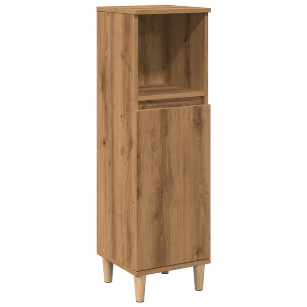 Badschrank Artisan-Eiche 30x30x100 cm