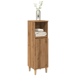 Badschrank Artisan-Eiche 30x30x100 cm