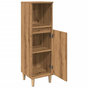 Badschrank Artisan-Eiche 30x30x100 cm