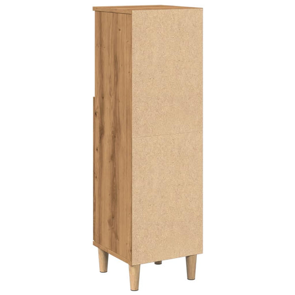 Badschrank Artisan-Eiche 30x30x100 cm