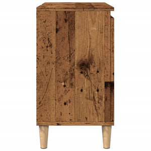 Waschbeckenunterschrank Altholz-Optik 58 cm