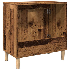 Waschbeckenunterschrank Altholz-Optik 58 cm