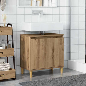 Waschbeckenunterschrank Artisan-Eiche 58x60 cm