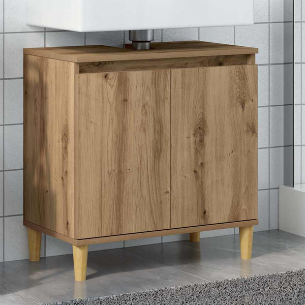 Waschbeckenunterschrank Artisan-Eiche 58x60 cm