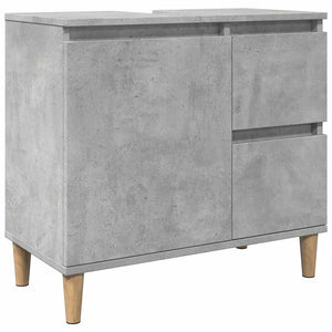 Waschbeckenunterschrank Betongrau 65 cm