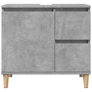Waschbeckenunterschrank Betongrau 65 cm