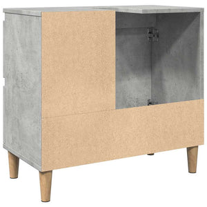 Waschbeckenunterschrank Betongrau 65 cm