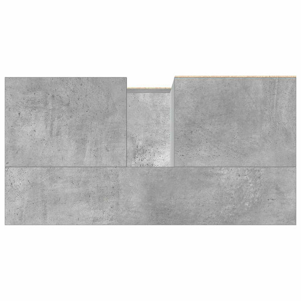 Waschbeckenunterschrank Betongrau 65 cm