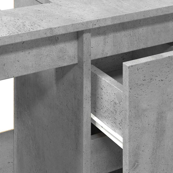Waschbeckenunterschrank Betongrau 65 cm
