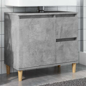 Waschbeckenunterschrank Betongrau 65 cm