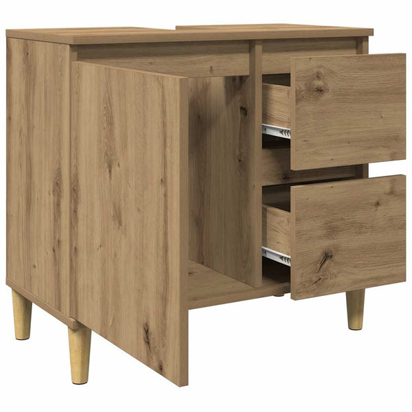 Waschbeckenunterschrank Artisan Eiche 65 cm