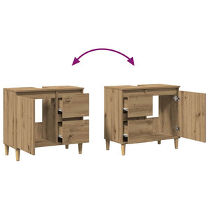 Waschbeckenunterschrank Artisan Eiche 65 cm