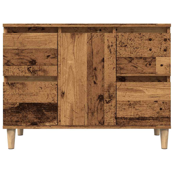 Waschbeckenunterschrank Altholz Optik 80 cm