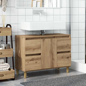 Waschbeckenunterschrank Artisan Eiche 80 cm