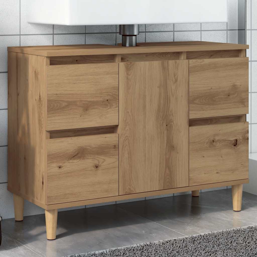 Waschbeckenunterschrank Artisan Eiche 80 cm