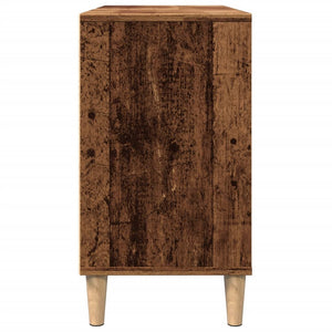 Badschrank in Altholz-Optik, 80 cm