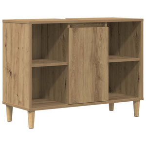 Badschrank Braun Artisan-Eiche 80 cm