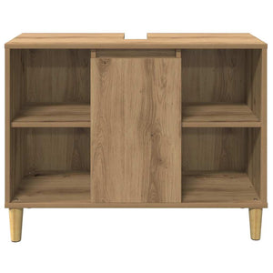 Badschrank Braun Artisan-Eiche 80 cm