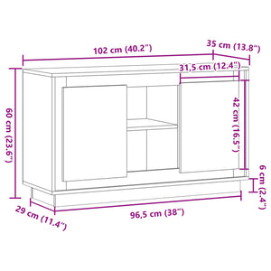 Sideboard Altholz-Optik 102 cm