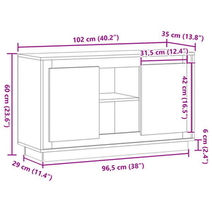 Sideboard Artisan Eiche 102 cm