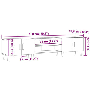 TV-Schrank Altholz-Optik, 180 cm