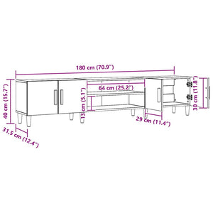TV-Schrank Artisan Eiche 180 cm