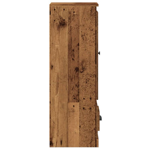 Highboard Altholz-Optik 36x35,5x103,5 cm