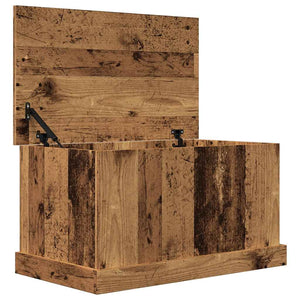 Aufbewahrungstruhe Altholz-Optik 70x40x38 cm