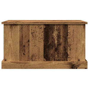Aufbewahrungstruhe Altholz-Optik 70x40x38 cm