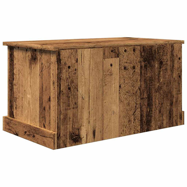 Aufbewahrungstruhe Altholz-Optik 70x40x38 cm